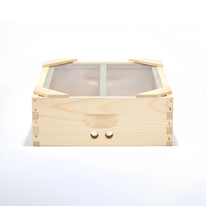 Little Giant Beekeeping Bee Hive Winterizer Hot Box with Moisture Board, Pine - VMInnovations