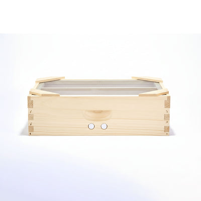 Little Giant Beekeeping Bee Hive Winterizer Hot Box with Moisture Board, Pine - VMInnovations