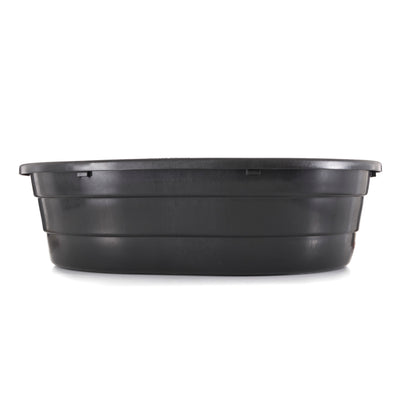 Little Giant 15 Gal Poly Plastic Oval Stock Water Tank Trough, Black (Open Box)
