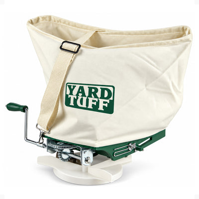 Yard Tuff 25 lb Shoulder Spreader with Canvas Bag and Shoulder Strap (Open Box) - VMInnovations