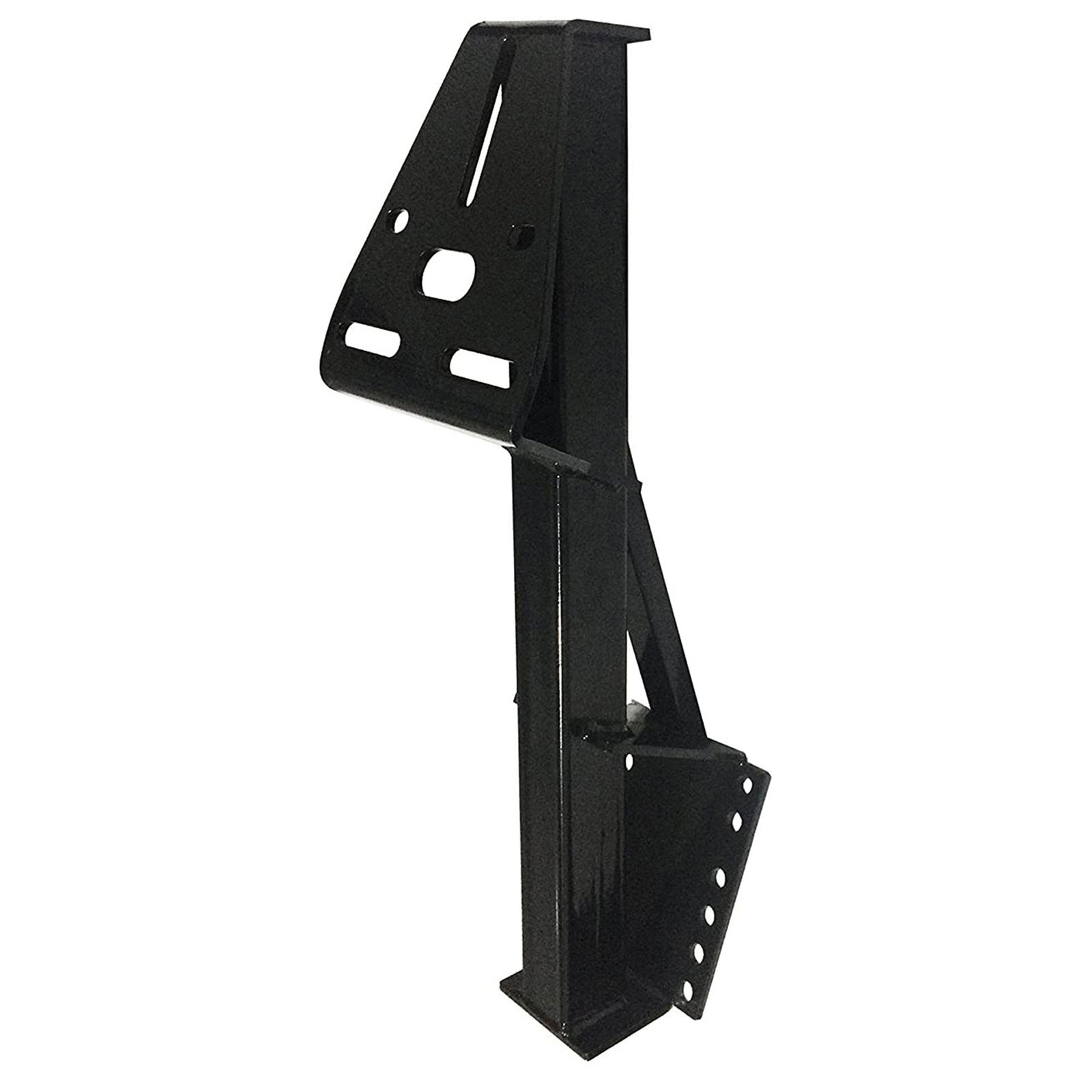 Tow Tuff TTF-08HD Heavy Duty Steel Universal Spare Trailer Tire Carrier, Black - VMInnovations