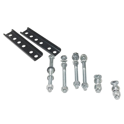 Tow Tuff TTF-08HD Heavy Duty Steel Universal Spare Trailer Tire Carrier, Black - VMInnovations