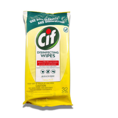 Fine Life Products Cif Multi Surface Disinfecting Wet Wipes, 32 Count (48 Pack)