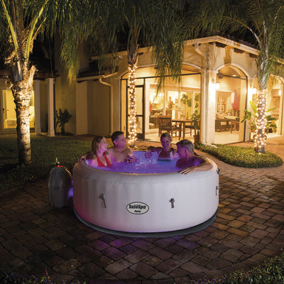 Bestway 54149E SaluSpa Paris AirJet Portable Inflatable 6 Person Hot Tub Spa