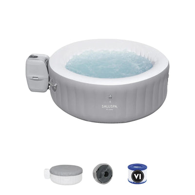 Bestway St. Lucia SaluSpa 2-3 Person Round Hot Tub w/110 AirJets(Open Box)