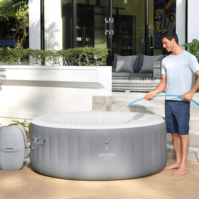 Bestway St. Lucia SaluSpa 2-3 Person Round Hot Tub w/110 AirJets(Open Box)