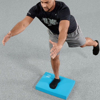 Airex Home Gym Physical Therapy Workout Yoga Foam Balance Pad, Blue (Open Box)