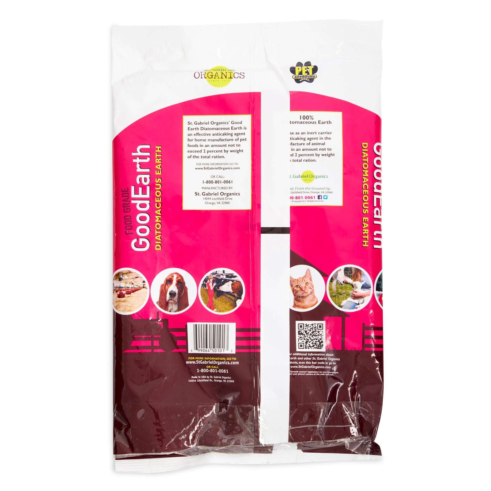 St. Gabriel Organics 50102-0 GoodEarth Diatomaceous Earth Garden Soil, 2 Pounds - VMInnovations