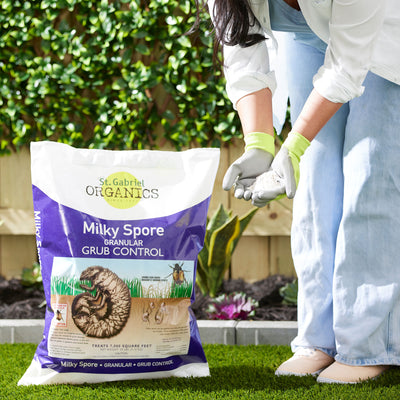 St. Gabriel Organics Milky Spore Japanese Beetle Grub Control, 20lb (Open Box)
