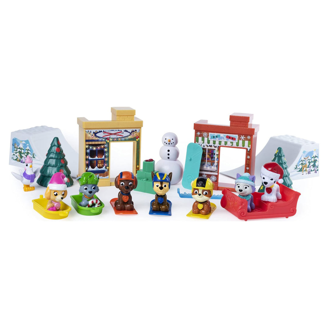 Paw Patrol Holiday Advent Calendar with 24 Collectible Toys for Kids Ages 3 & Up - VMInnovations
