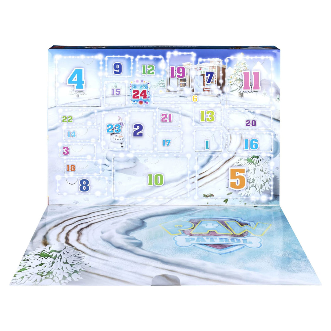Paw Patrol Holiday Advent Calendar with 24 Collectible Toys for Kids Ages 3 & Up - VMInnovations