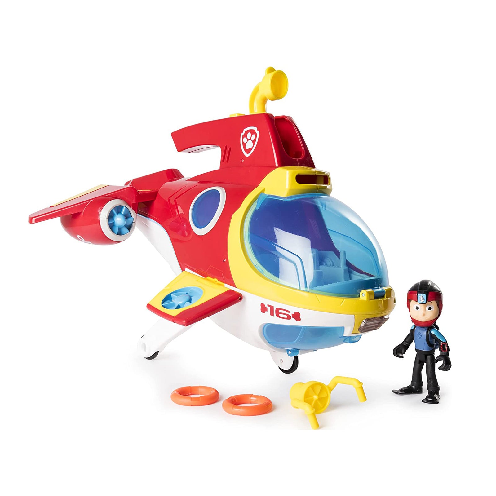 Paw Patrol Sub Patroller Transforming Vehicle with Lights, Sounds, and Launcher - VMInnovations