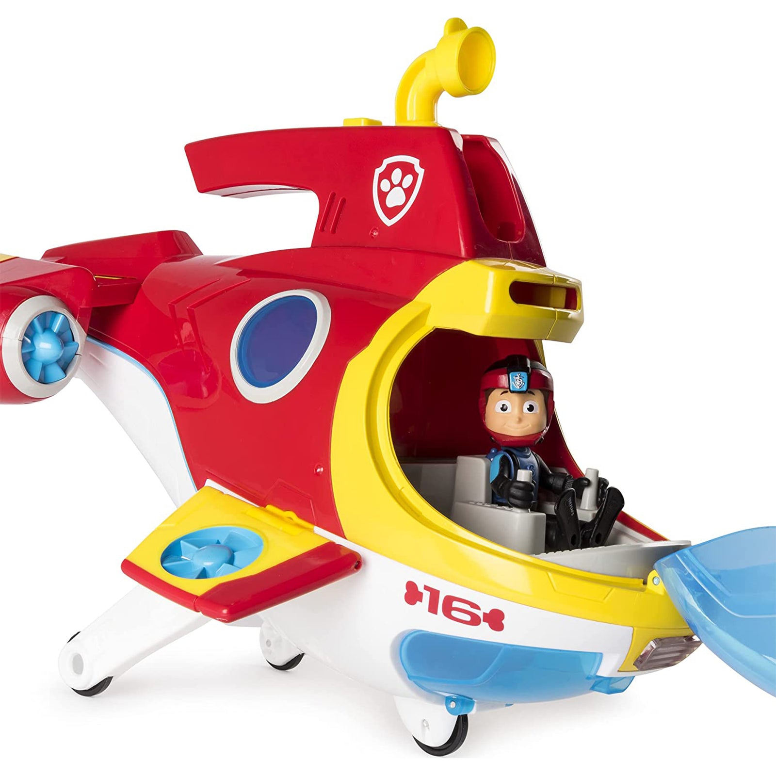 Paw Patrol Sub Patroller Transforming Vehicle with Lights, Sounds, and Launcher - VMInnovations