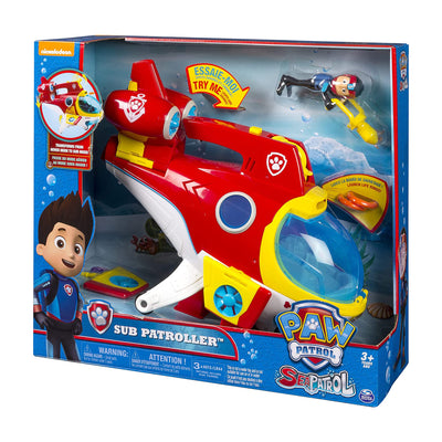 Paw Patrol Sub Patroller Transforming Vehicle with Lights, Sounds, and Launcher - VMInnovations