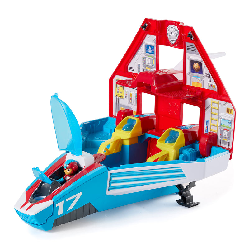 Paw Patrol Super Paws 2 in 1 Transforming Mighty Pups Jet Command Center (Used)