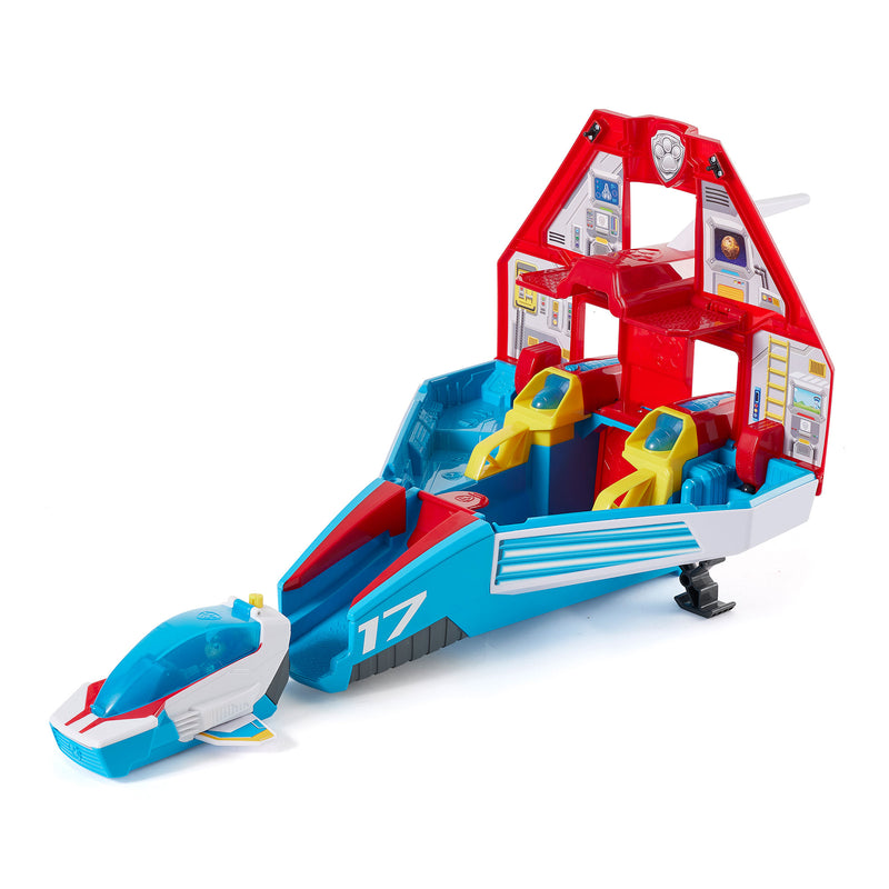 Paw Patrol Super Paws 2 in 1 Deluxe Transforming Mighty Pups Jet Command Center