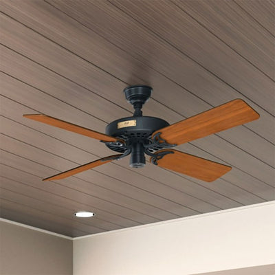 Hunter Fan Company Original Large 52 Inch 3 Speed Outdoor Ceiling Fan, Black