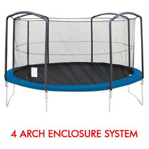 JumpKing 14’ FT Trampoline Safety Net Enclosure Netting - 4 Arch - Open Box