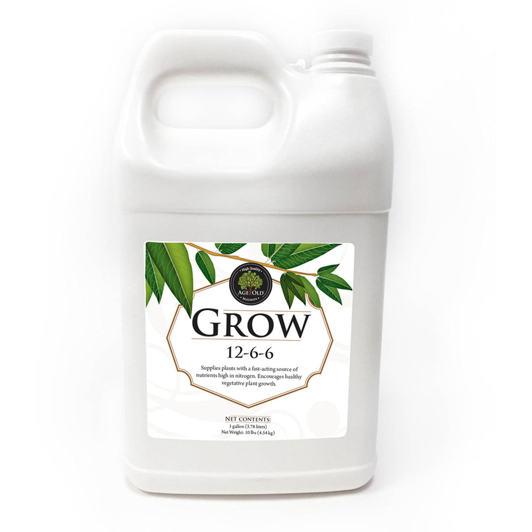 Age Old Nutrients AO10100 Grow 12-6-6 NPK Liquid Plant Fertilizer, 1 Gallon - VMInnovations