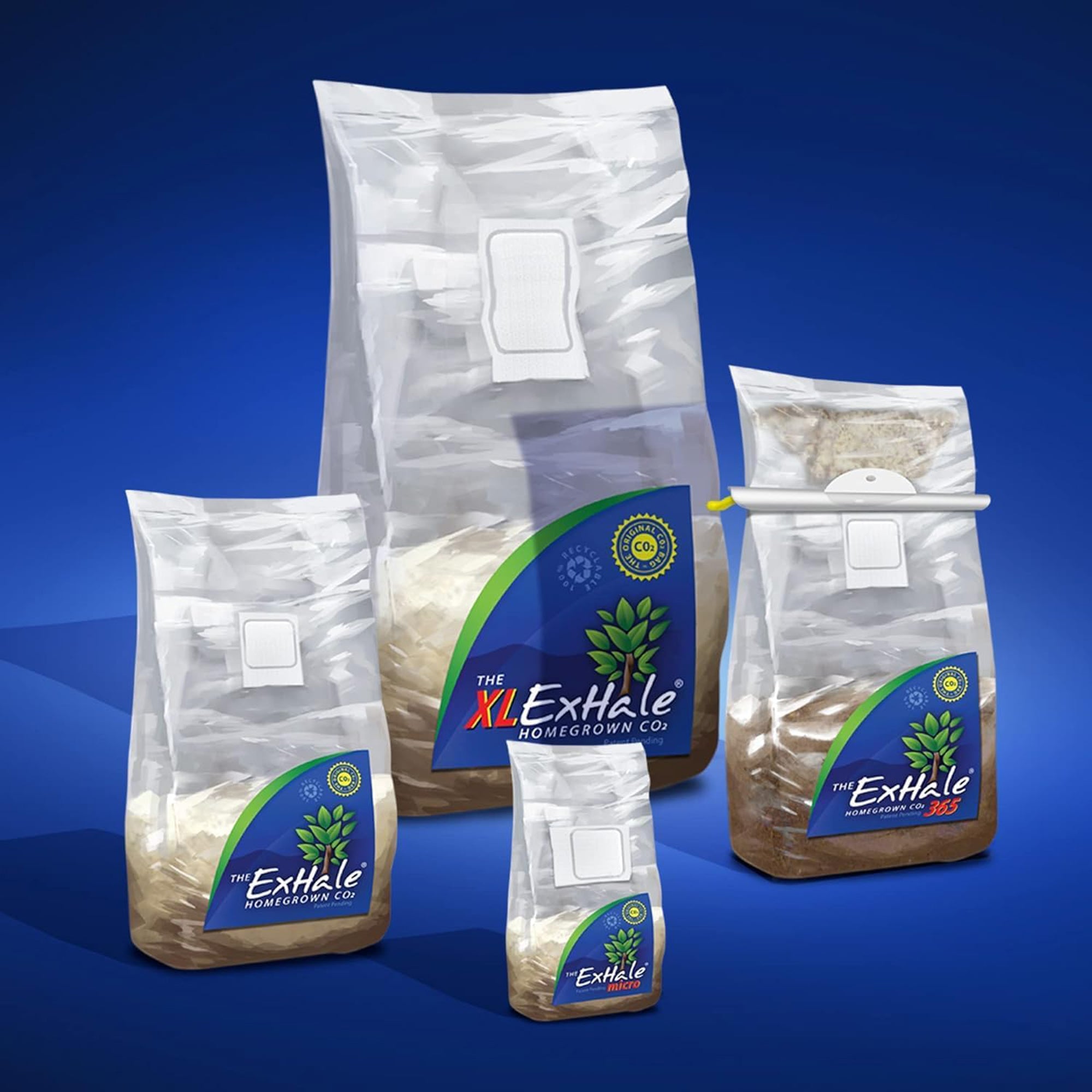 ExHale XL EX50002 Self Activated 6 Month 288 Cubic Foot Gardening CO2 Grow Bag - VMInnovations