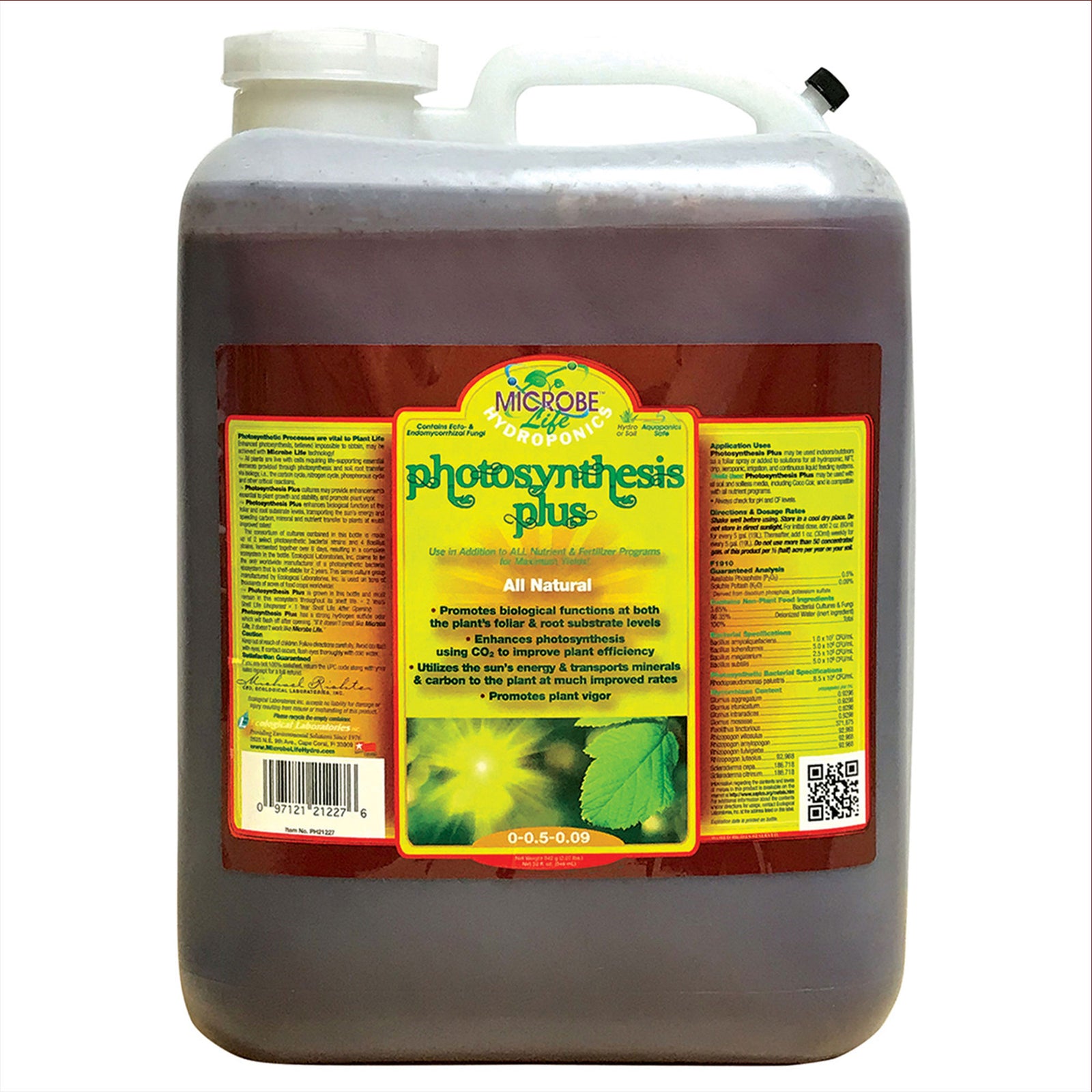 Microbe Life ML21772 Photosynthesis Plus Growth Support Novel Culture, 5 Gallons - VMInnovations