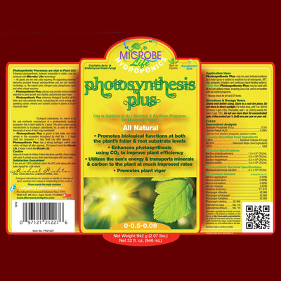 Microbe Life ML21772 Photosynthesis Plus Growth Support Novel Culture, 5 Gallons - VMInnovations