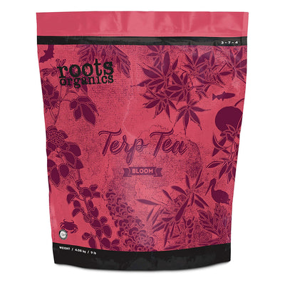 Roots Organics Terp Tea Bloom Natural Dry Gardening Fertilizer, 9 Pound Bag - VMInnovations