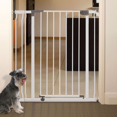 Dreambaby L768 Liberty 29.5 to 36.5 Inch Auto-Close Baby Pet Safety Gate, White - VMInnovations