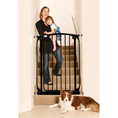 Dreambaby L782B Chelsea 28 to 42.5 Inch Auto-Close Baby Pet Safety Gate, Black - VMInnovations