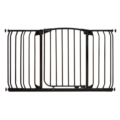 Dreambaby L790B Chelsea 38 to 53 Inch Auto-Close Baby Pet Safety Gate, Black - VMInnovations