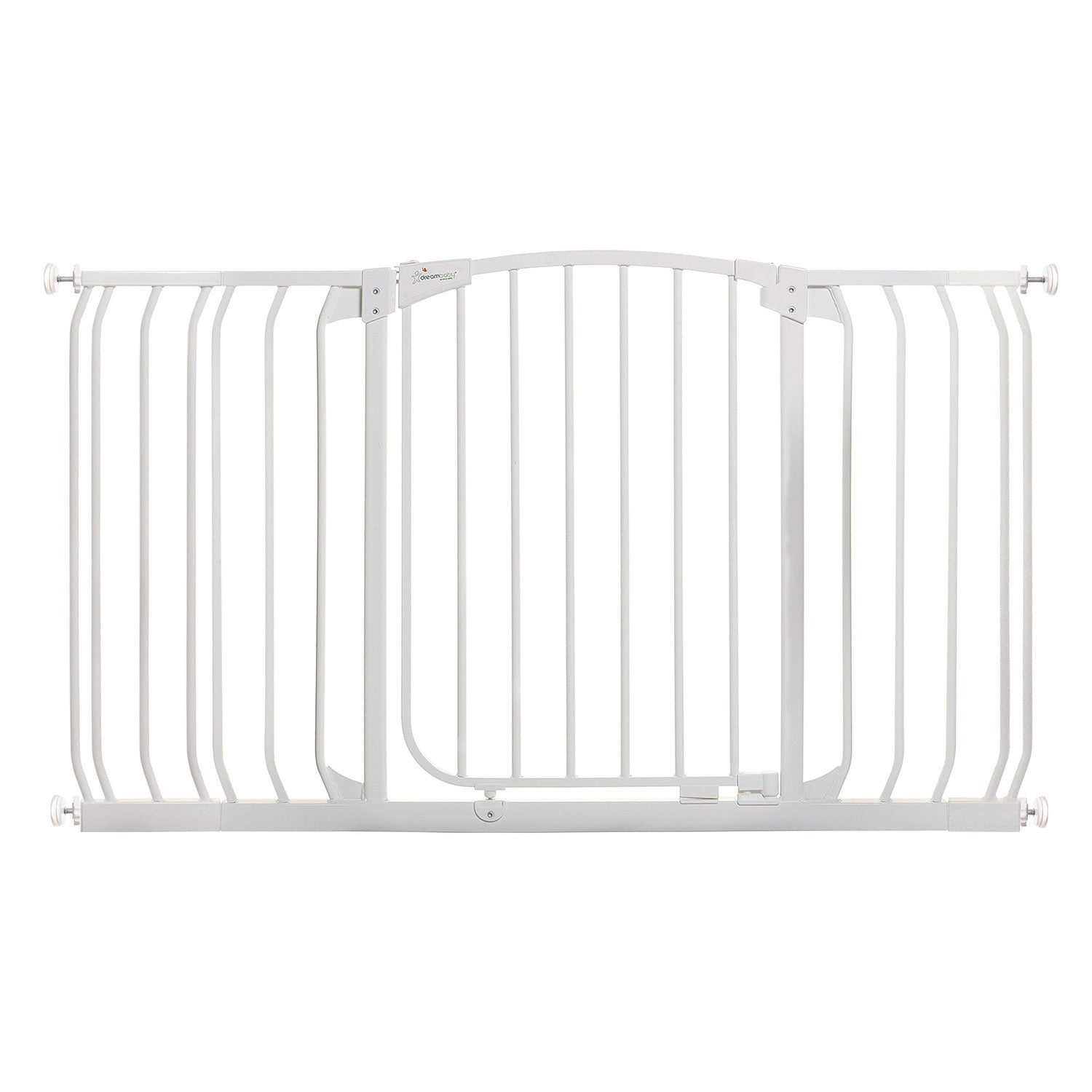 Dreambaby L790W Chelsea 38 to 53 Inch Auto-Close Baby Pet Safety Gate, White