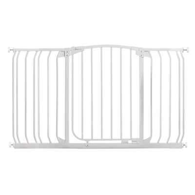 Dreambaby L790W Chelsea 38 to 53 Inch Auto-Close Baby Pet Safety Gate, White