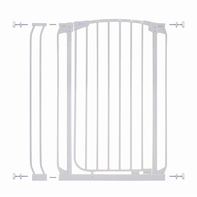 Dreambaby L796W Chelsea 28 to 35.5 Inch Auto-Close Baby Pet Safety Gate, White - VMInnovations