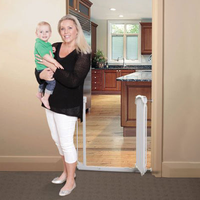 Dreambaby L796W Chelsea 28 to 35.5 Inch Auto-Close Baby Pet Safety Gate, White - VMInnovations