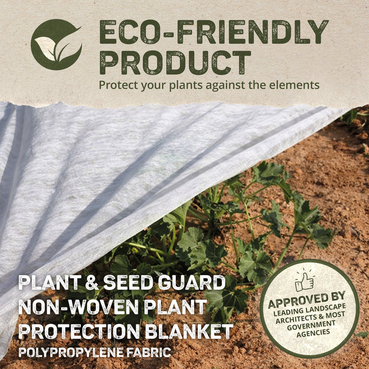 DeWitt Company 12 by 500 Feet of 5 Ounce Plant & Seed Winter Garden Guard Fabric - VMInnovations