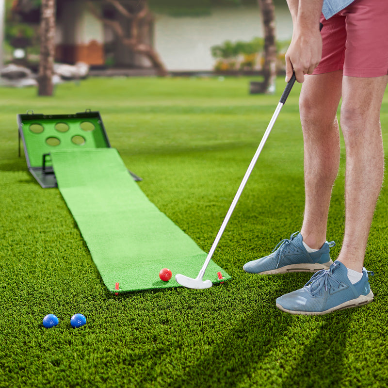 YardGames 20 x 22 Foot Putter Pong and Golf Mat Lawn Multi Player Game (Used)