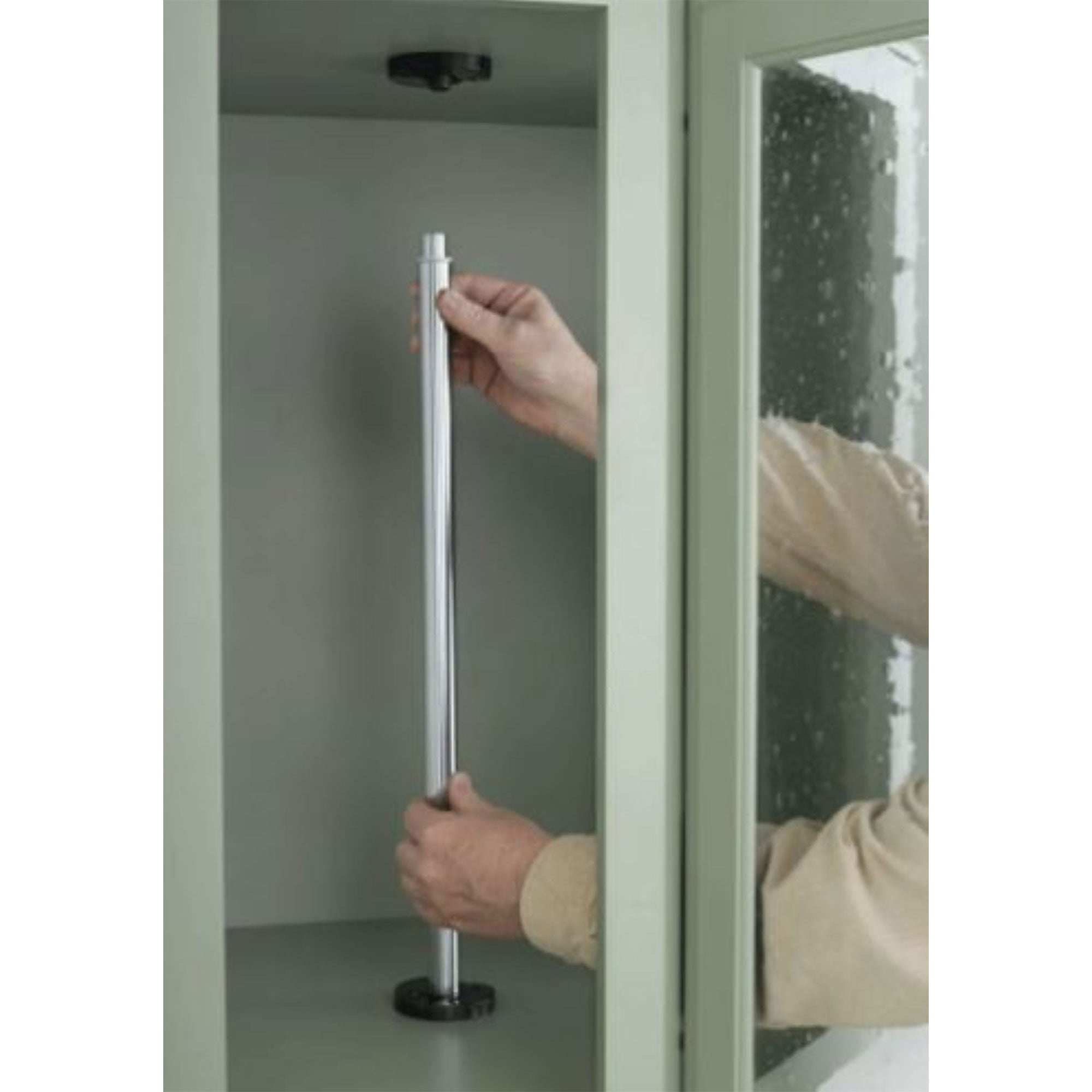 Rev-A-Shelf 20'' Lazy Susan Full-Circle Polymer 2-Shelf, White, 3072-20-11-52 - VMInnovations