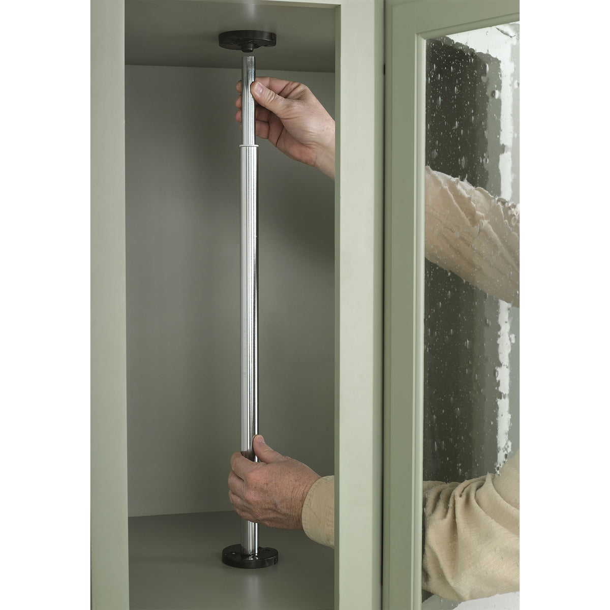 Rev-A-Shelf 20'' Lazy Susan Full-Circle Polymer 2-Shelf, White, 3072-20-11-52