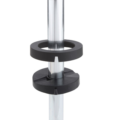 Rev-A-Shelf 28'' Lazy Susan Full-Circle Polymer 2-Shelf, White, 3072-28-11-52 - VMInnovations