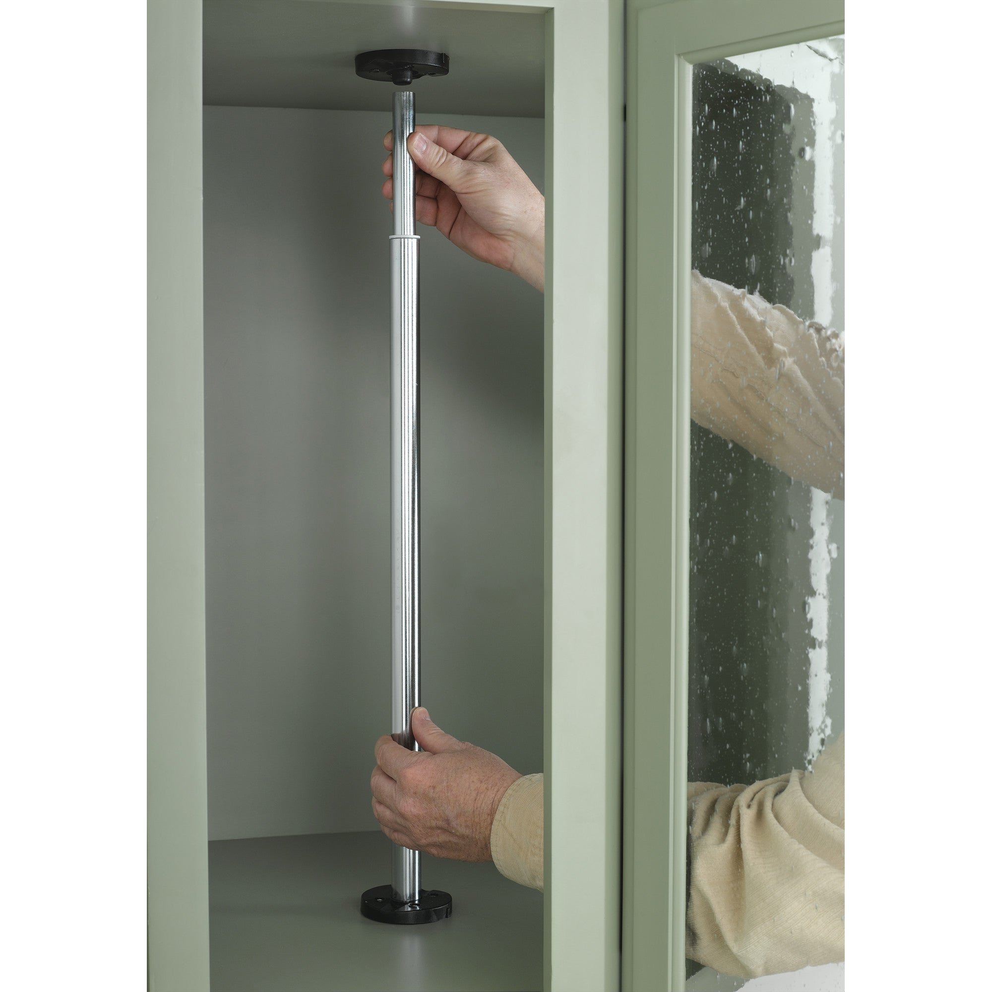 Rev-A-Shelf 28'' Lazy Susan Full-Circle Polymer 2-Shelf, White, 3072-28-11-52 - VMInnovations