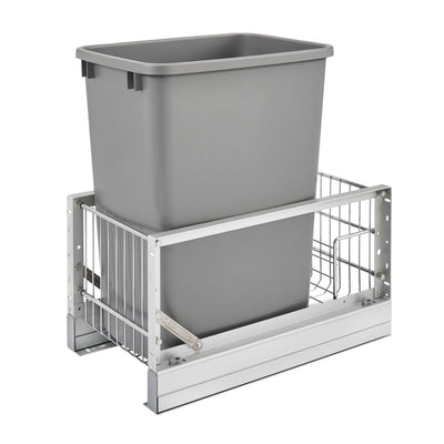 Rev-A-Shelf 5349-15DM-117 35 Quart Pullout Waste Container Can with Soft Close