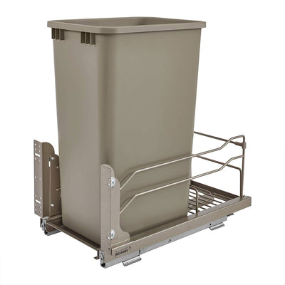 Rev-A-Shelf Pullout Kitchen Trash Can 50 qt. with Soft-close, 53WC-1550SCDM-112 - VMInnovations