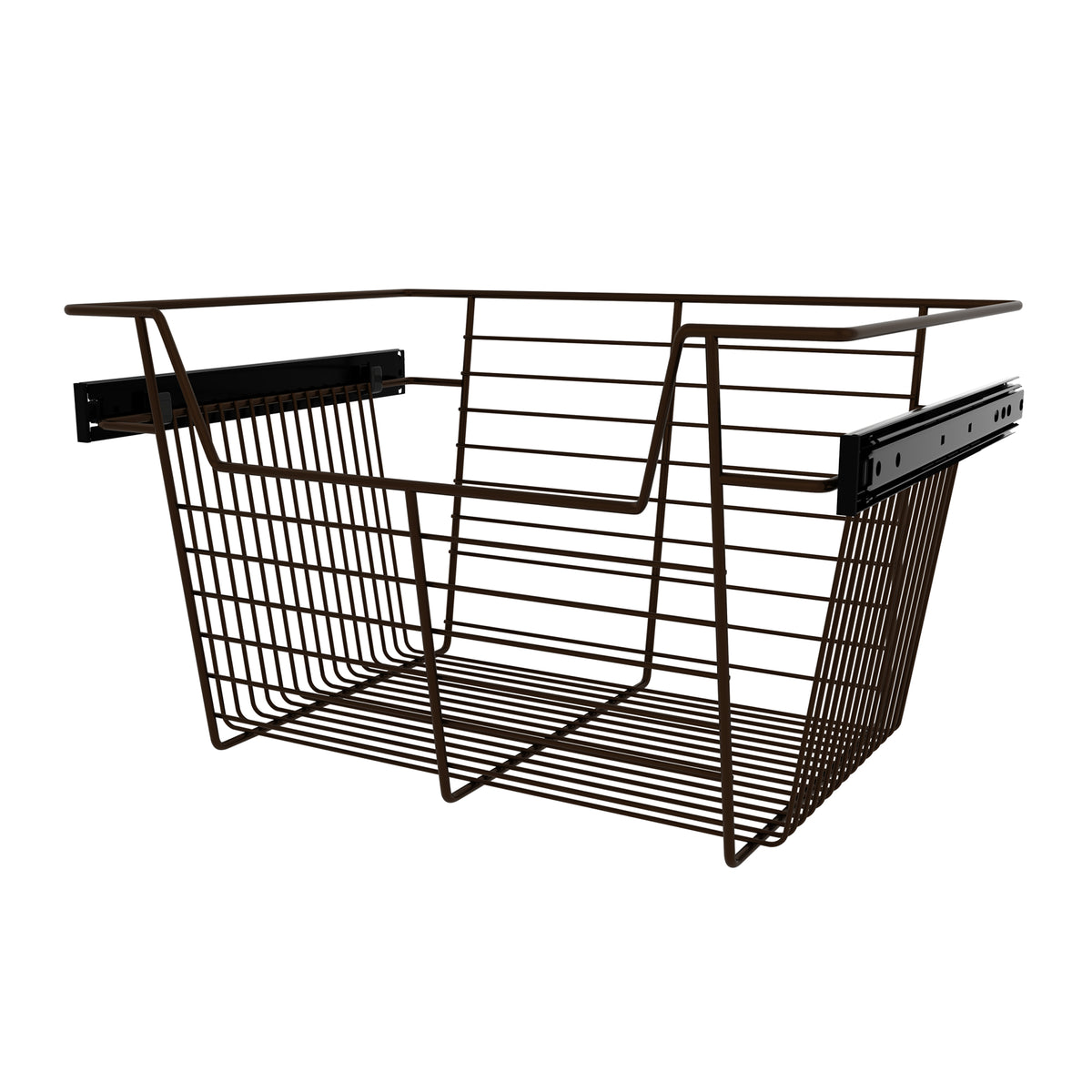 Rev-A-Shelf Sidelines CBSL-181410BZ-3 18" Pullout Closet Storage Basket, Bronze