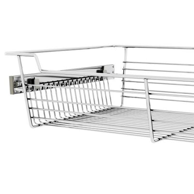 Rev-A-Shelf Sidelines CBSL-241405CR-3 24" Chrome Pullout Closet Storage Basket