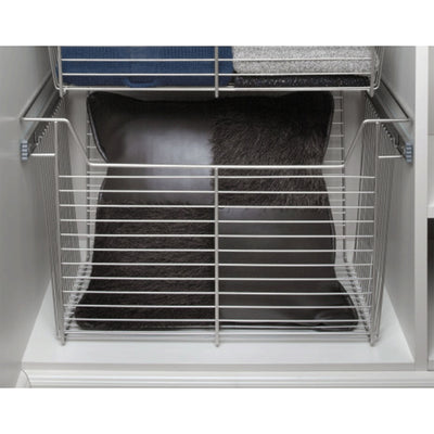 Rev-A-Shelf Sidelines CBSL-241410CR-3 24" Chrome Pullout Closet Storage Basket