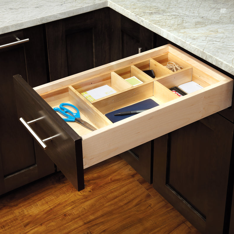 Rev-A-Shelf Customizable Drop In Kitchen Cutlery Drawer Organizer, LD-4CT21-1
