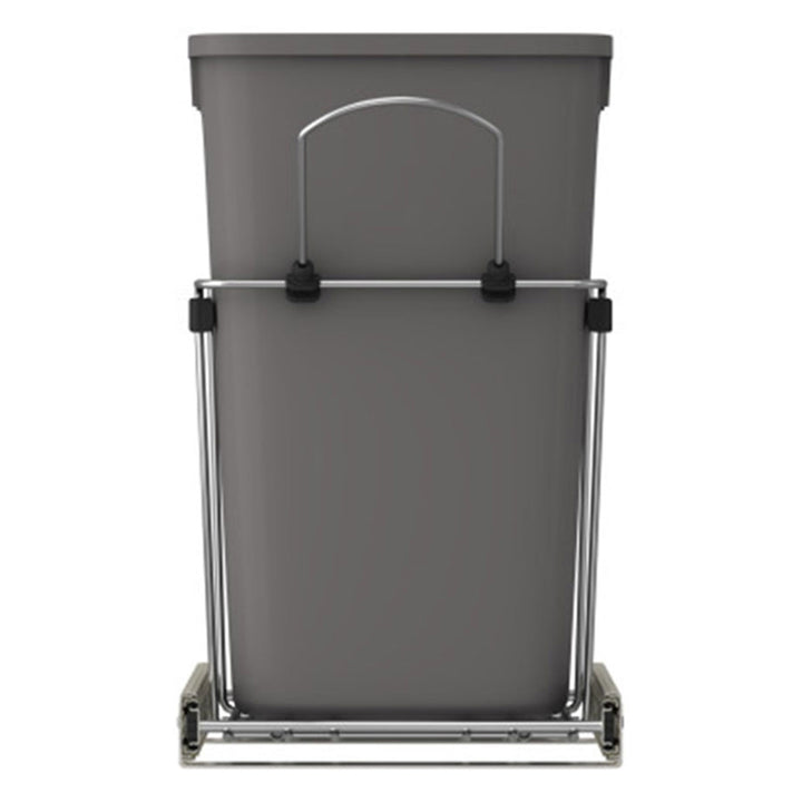 Rev-A-Shelf Pullout Trash Can 35 qt. for Kitchen Cabinets, Gray, RV-12KD-13C-S