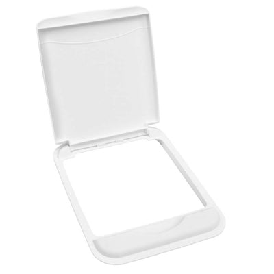 Rev-A-Shelf 50 Quart Trash Can Replacement Lid, White (Lid Only) (Open Box)