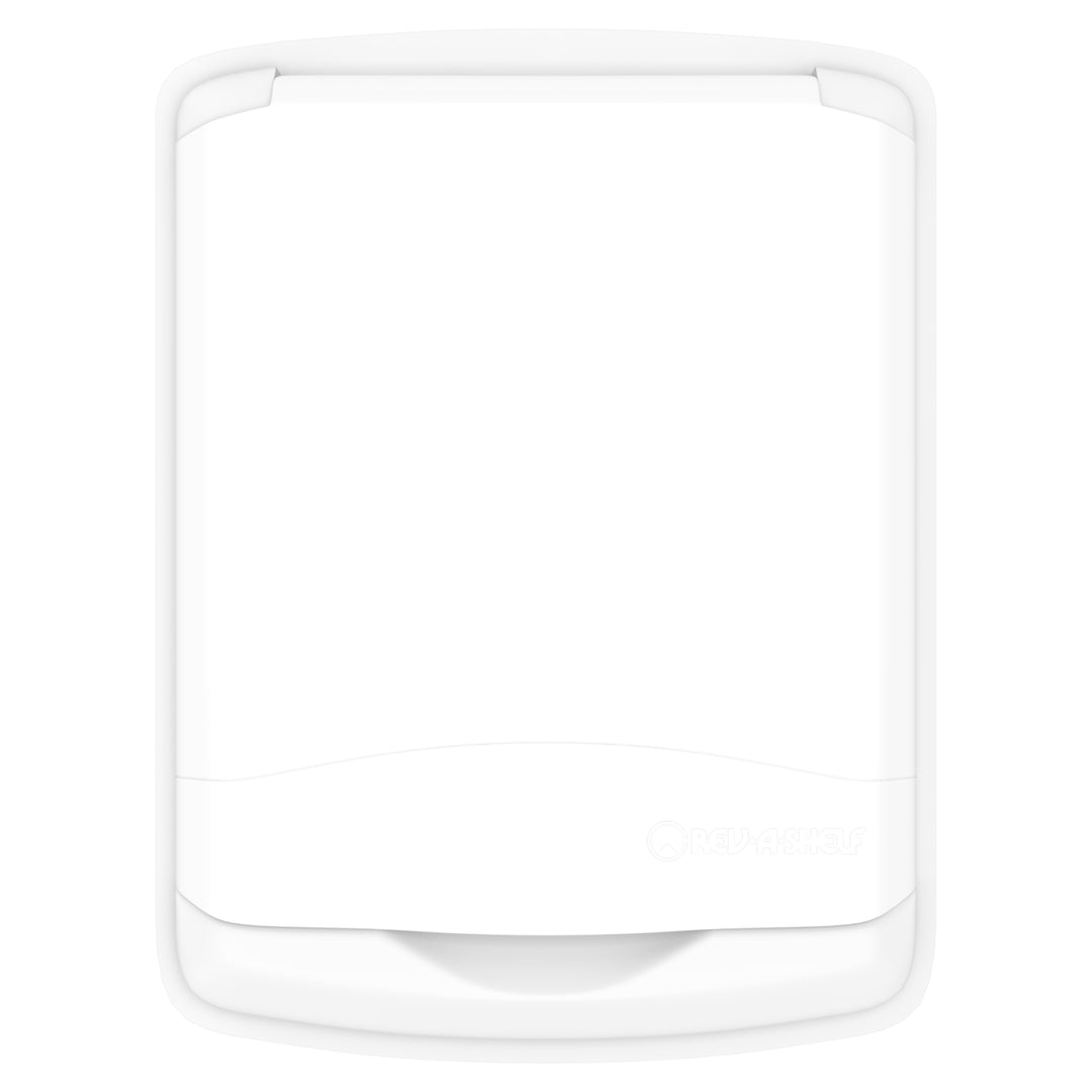 Rev-A-Shelf 50 qt. Trash Can Replacement Lid, White (Lid Only), RV-50-LID-1-40