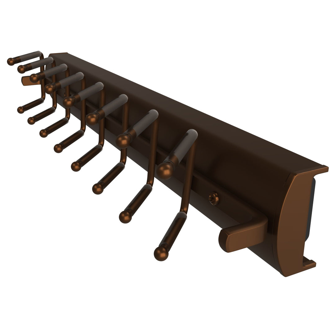 Rev-A-Shelf Sidelines 14 Inch Pop Out Deluxe Tie Rack, Bronze, TRCPOSL-14-BZ-1